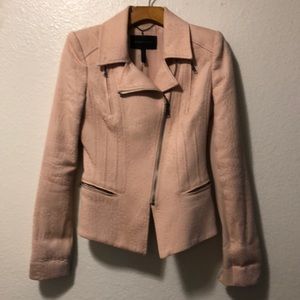 BCBG Pink Moto Jacket